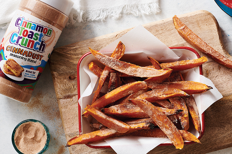 Sweet Potato Fries & Cinnadust™ | Cinnamon Toast Crunch