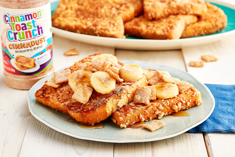 Cinnamon Toast Crunch™ Cereal-Topped French Toast