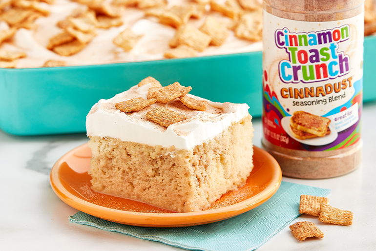 Cinnamon Toast Crunch™ Cinnadust™ Tres Leches Cake