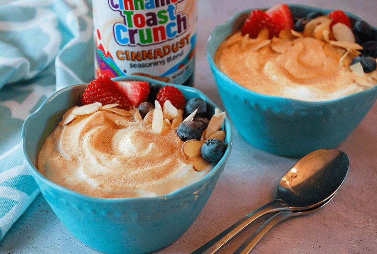 Cinnadust Fruit, Nut &amp; Yogurt Bowls | Cinnamon Toast Crunch