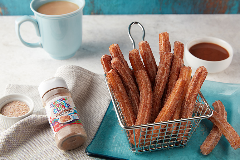Cinnadust Covered Churros | Recipes | Cinnamon Toast Crunch