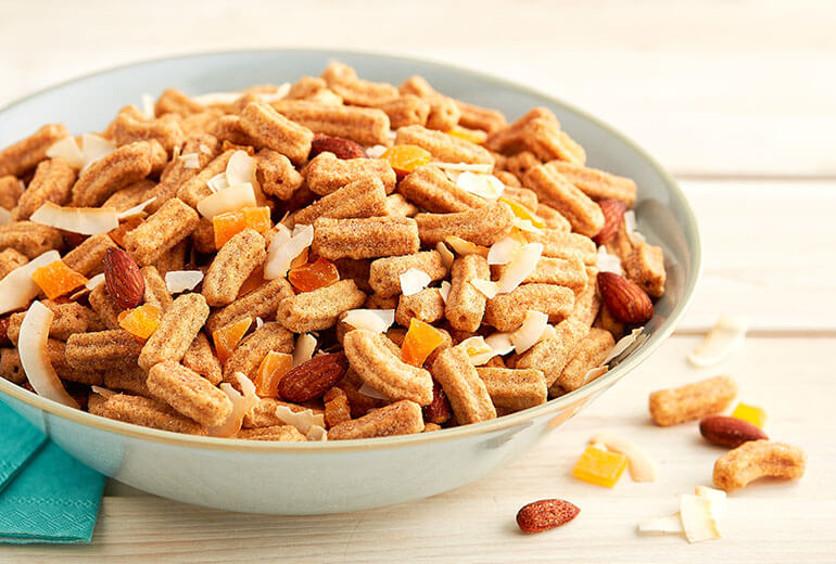 Mango & Coconut Cereal Snack Mix | Cinnamon Toast Crunch