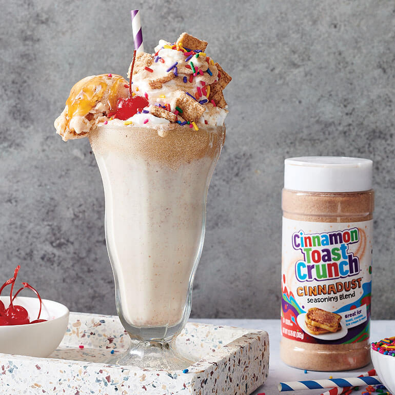 Cinnamon Toast Crunch™ Cinnadust™ Milkshake